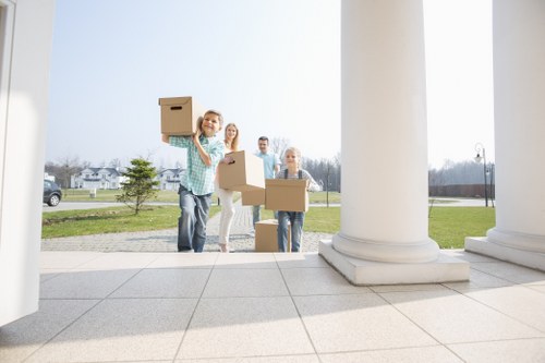 Secure storage facilities for moving trucks in Maidavale